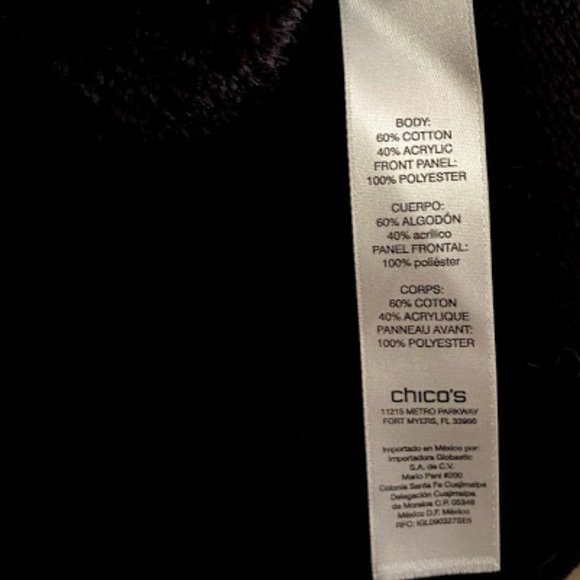 Chico's open front faux fur vest Small - Picture 4 of 5